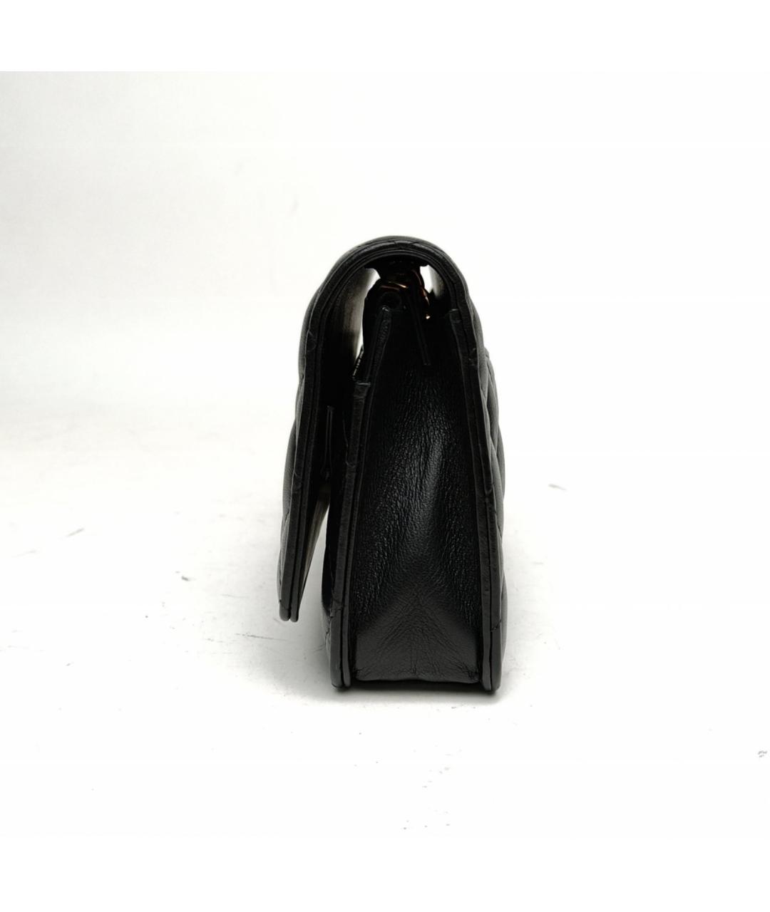 CHANEL Черная кожаная сумка через плечо, фото 3