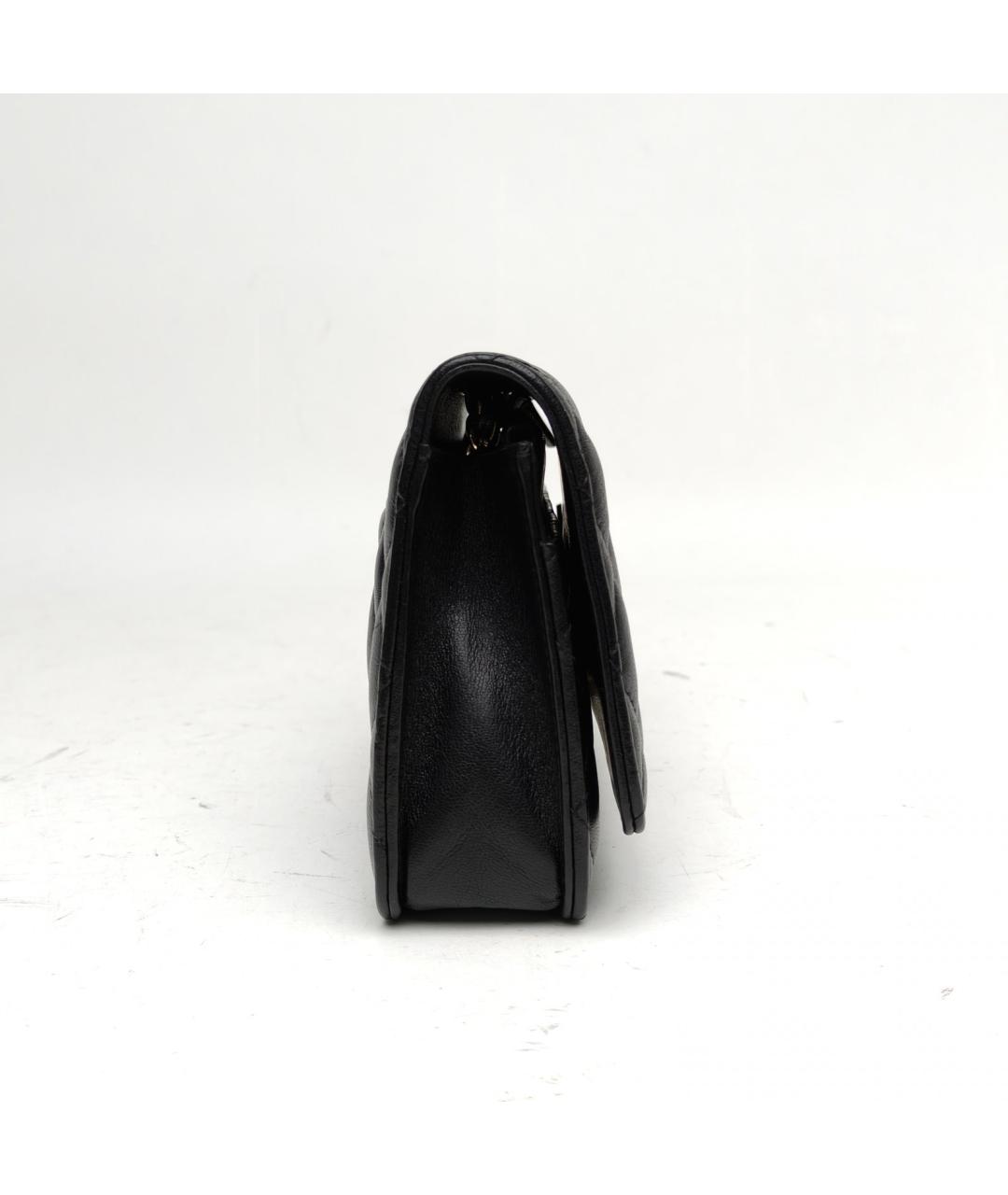 CHANEL Черная кожаная сумка через плечо, фото 5