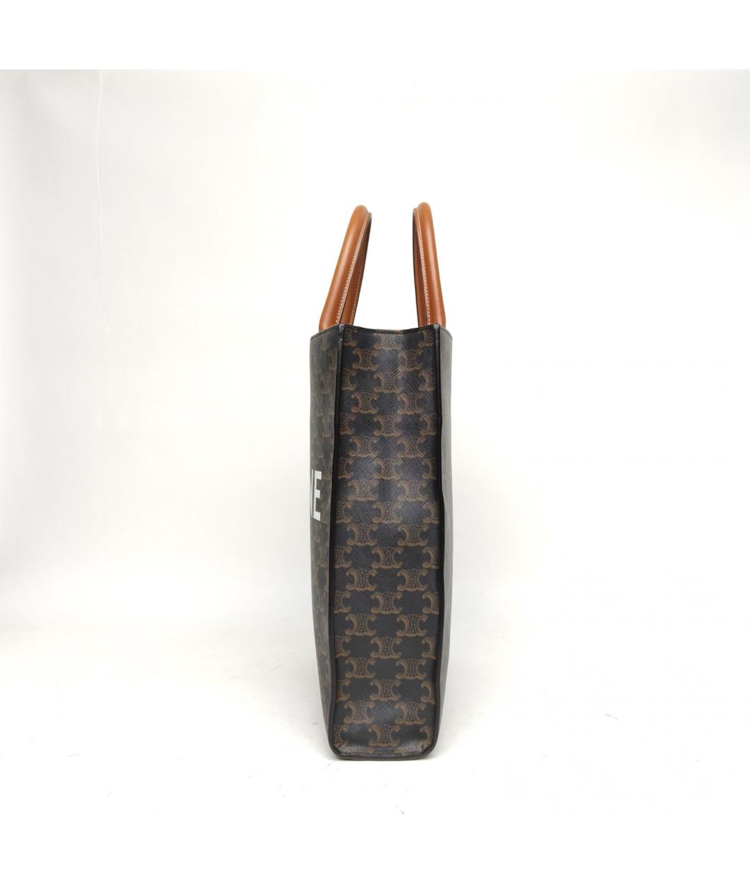 CELINE Коричневая сумка через плечо, фото 3