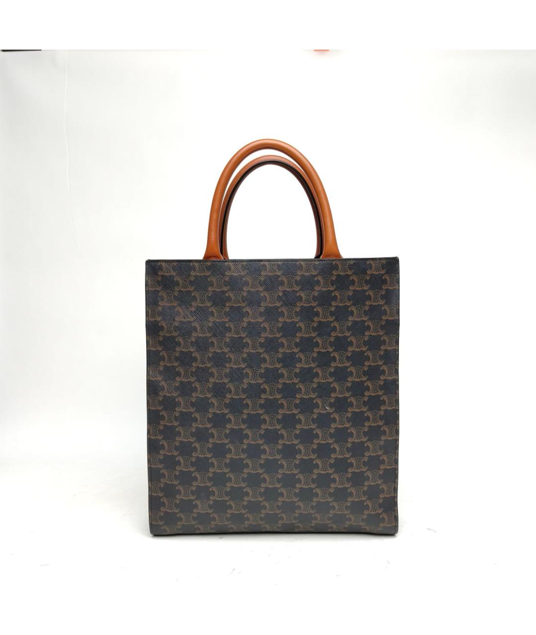 CELINE Коричневая сумка через плечо, фото 4