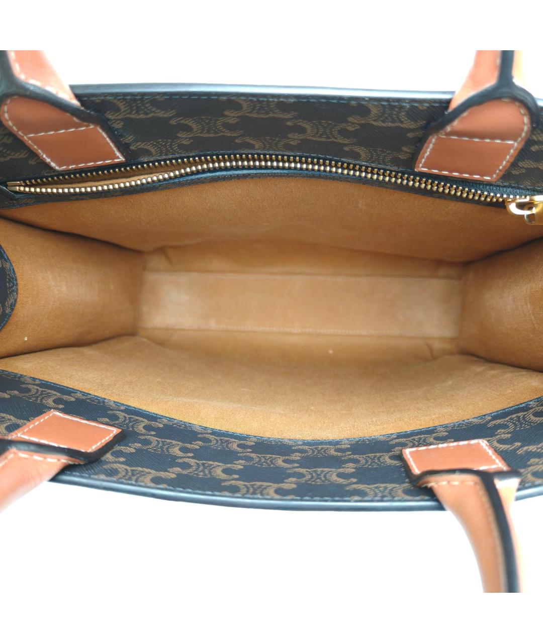 CELINE Коричневая сумка через плечо, фото 7