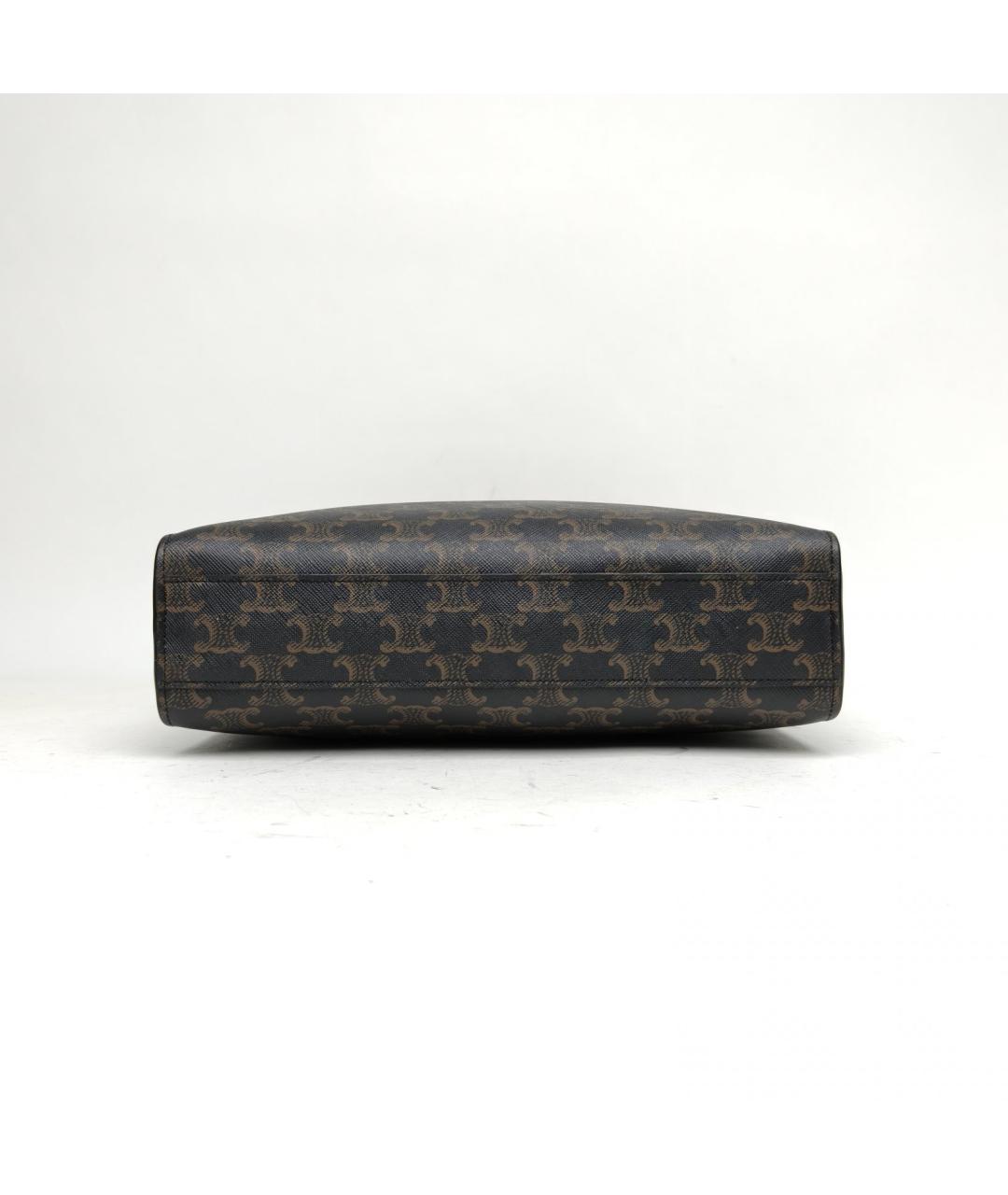 CELINE Коричневая сумка через плечо, фото 6