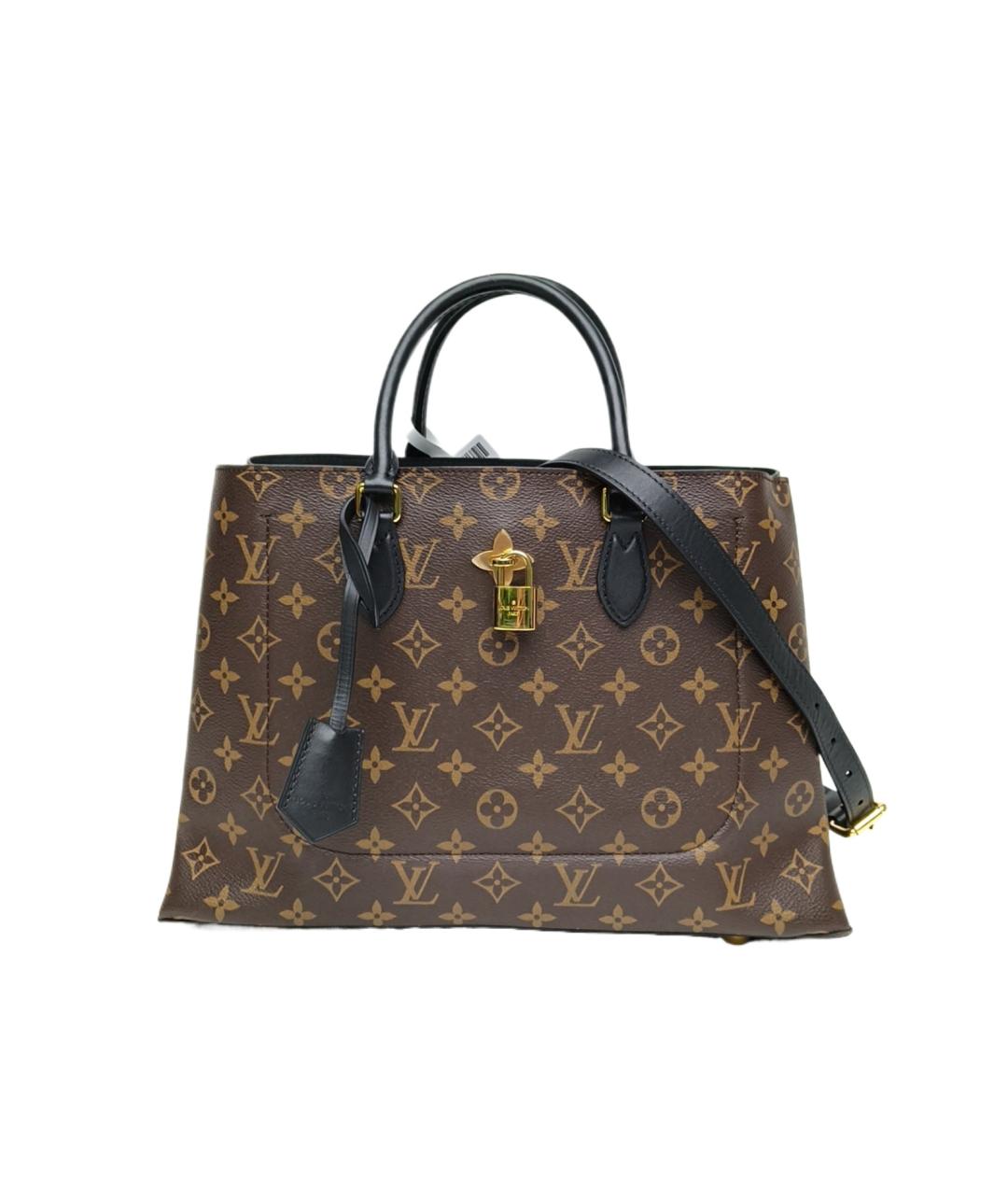 LOUIS VUITTON Коричневая сумка с короткими ручками, фото 10