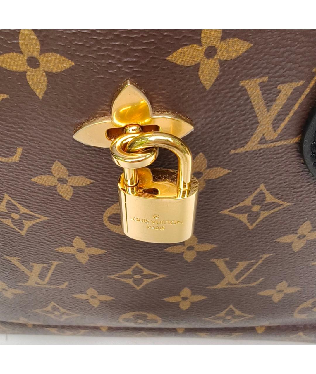 LOUIS VUITTON Коричневая сумка с короткими ручками, фото 7