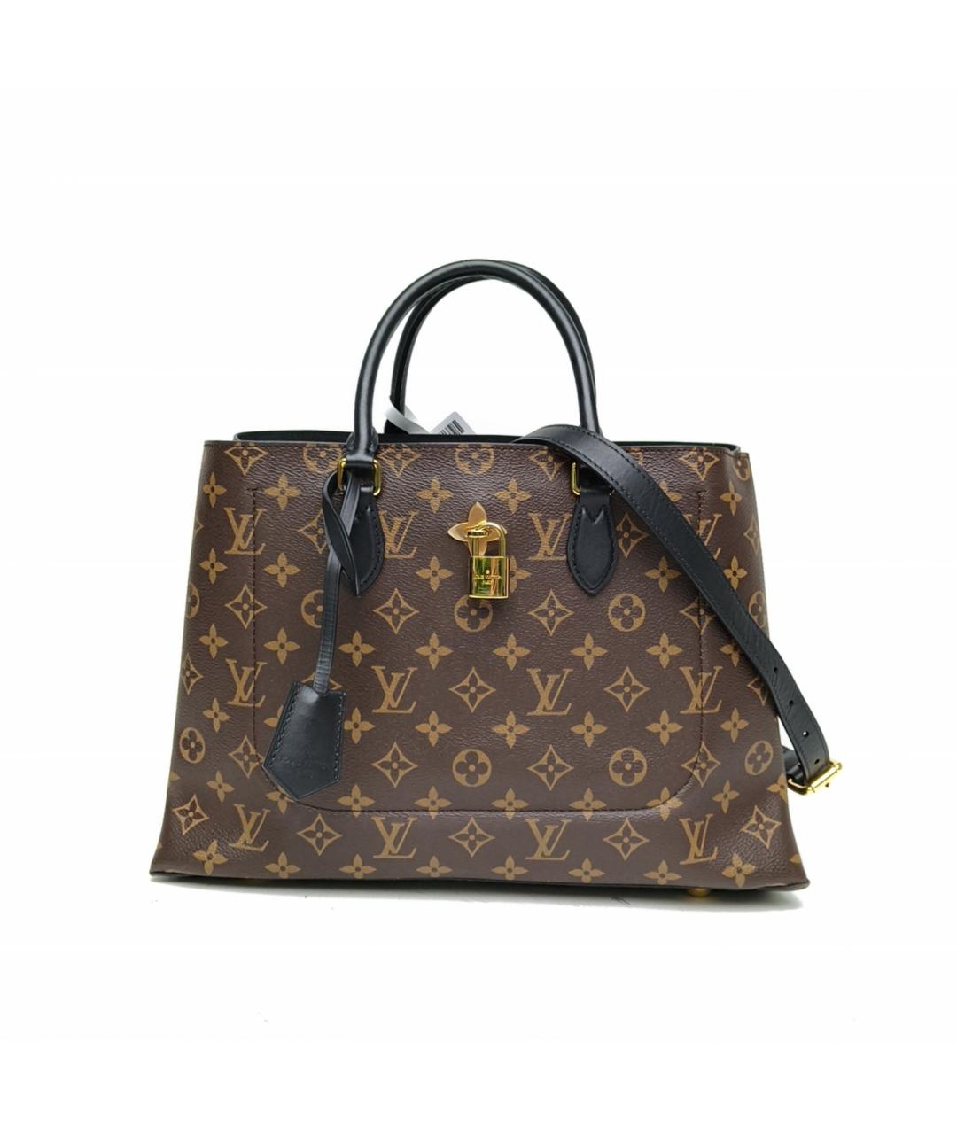 LOUIS VUITTON Коричневая сумка с короткими ручками, фото 2