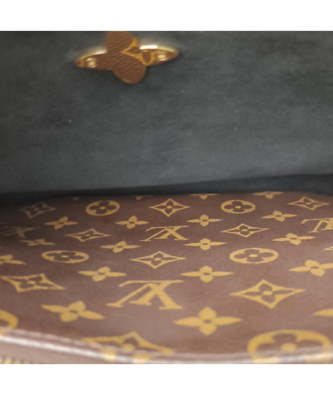 LOUIS VUITTON Коричневая сумка с короткими ручками, фото 8