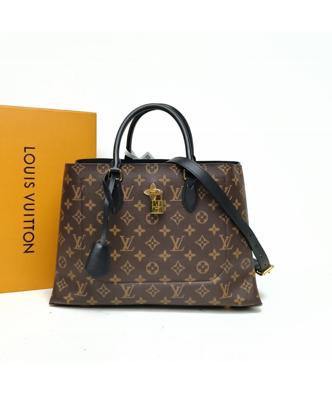 LOUIS VUITTON Коричневая сумка с короткими ручками, фото 9