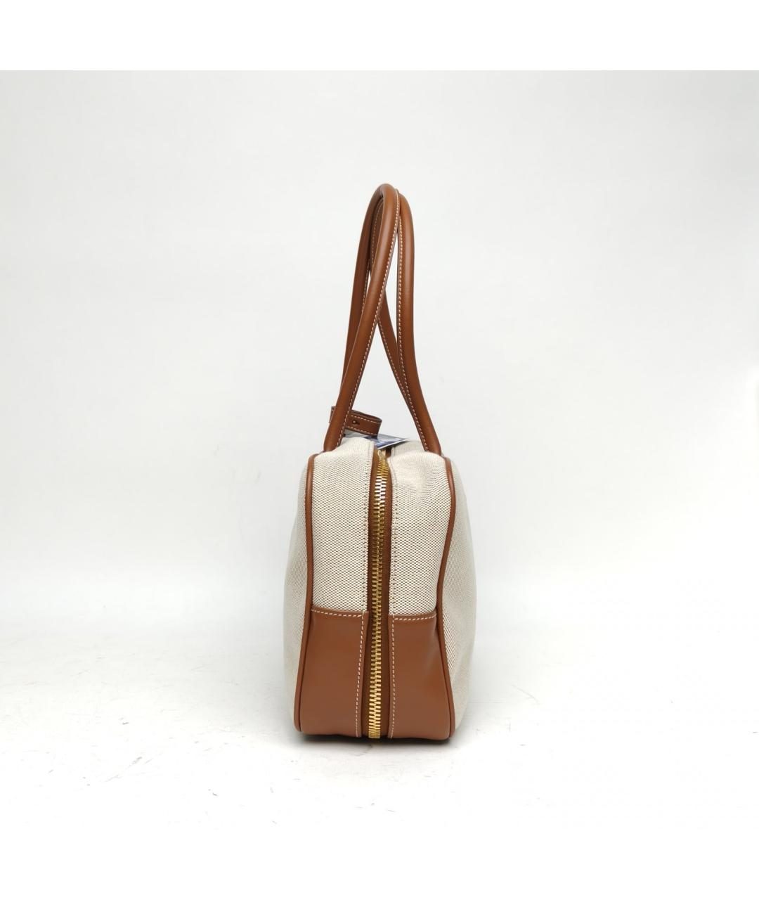 MIU MIU Бежевая сумка с короткими ручками, фото 5