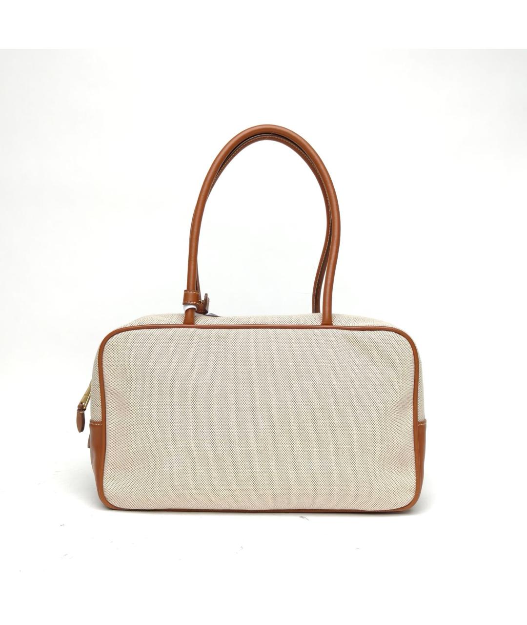 MIU MIU Бежевая сумка с короткими ручками, фото 4