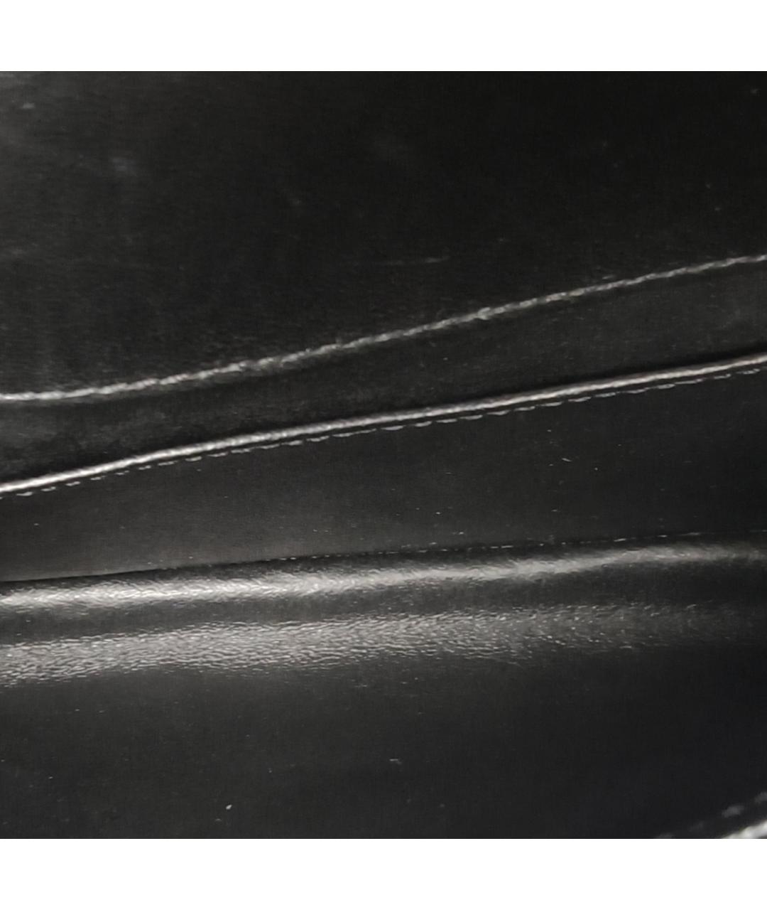 CHANEL Черная кожаная сумка через плечо, фото 8