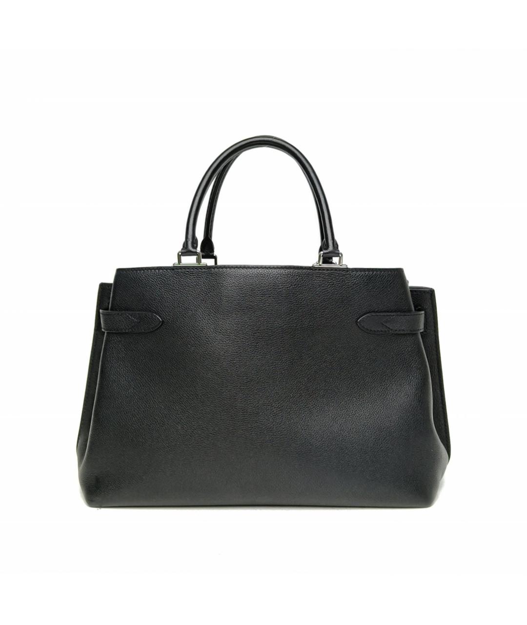 LOUIS VUITTON Черная кожаная сумка через плечо, фото 4