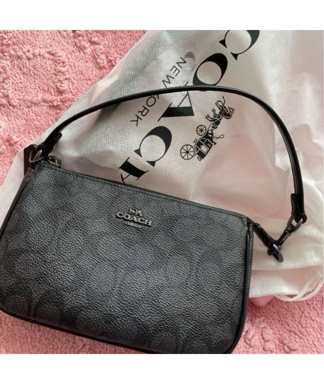 COACH Серая сумка через плечо, фото 6