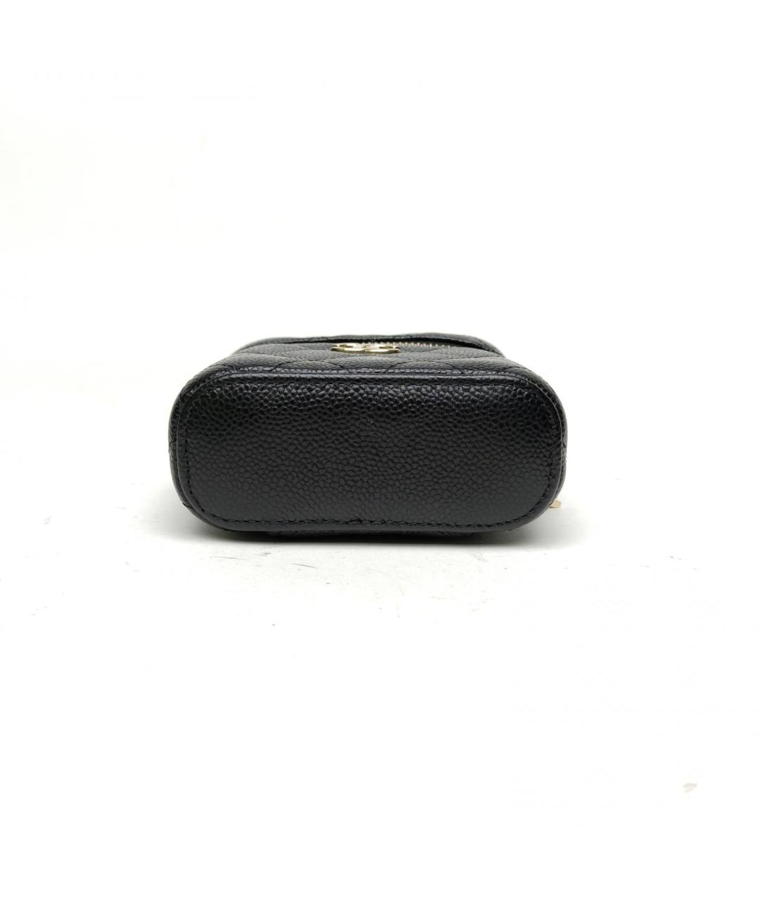 CHANEL Черная кожаная сумка через плечо, фото 6