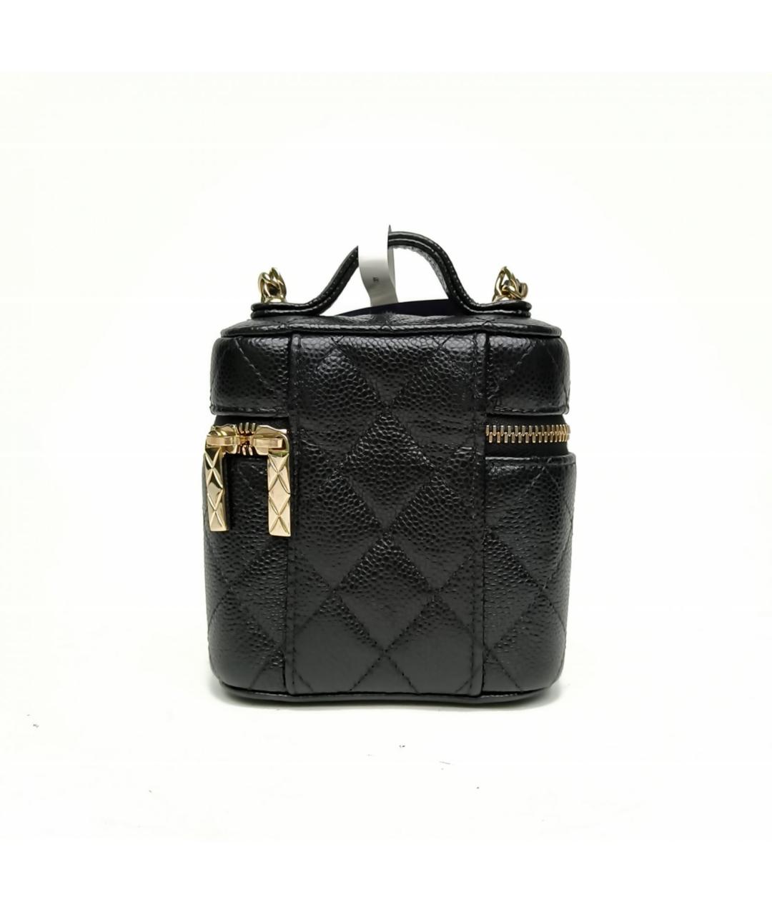 CHANEL Черная кожаная сумка через плечо, фото 4