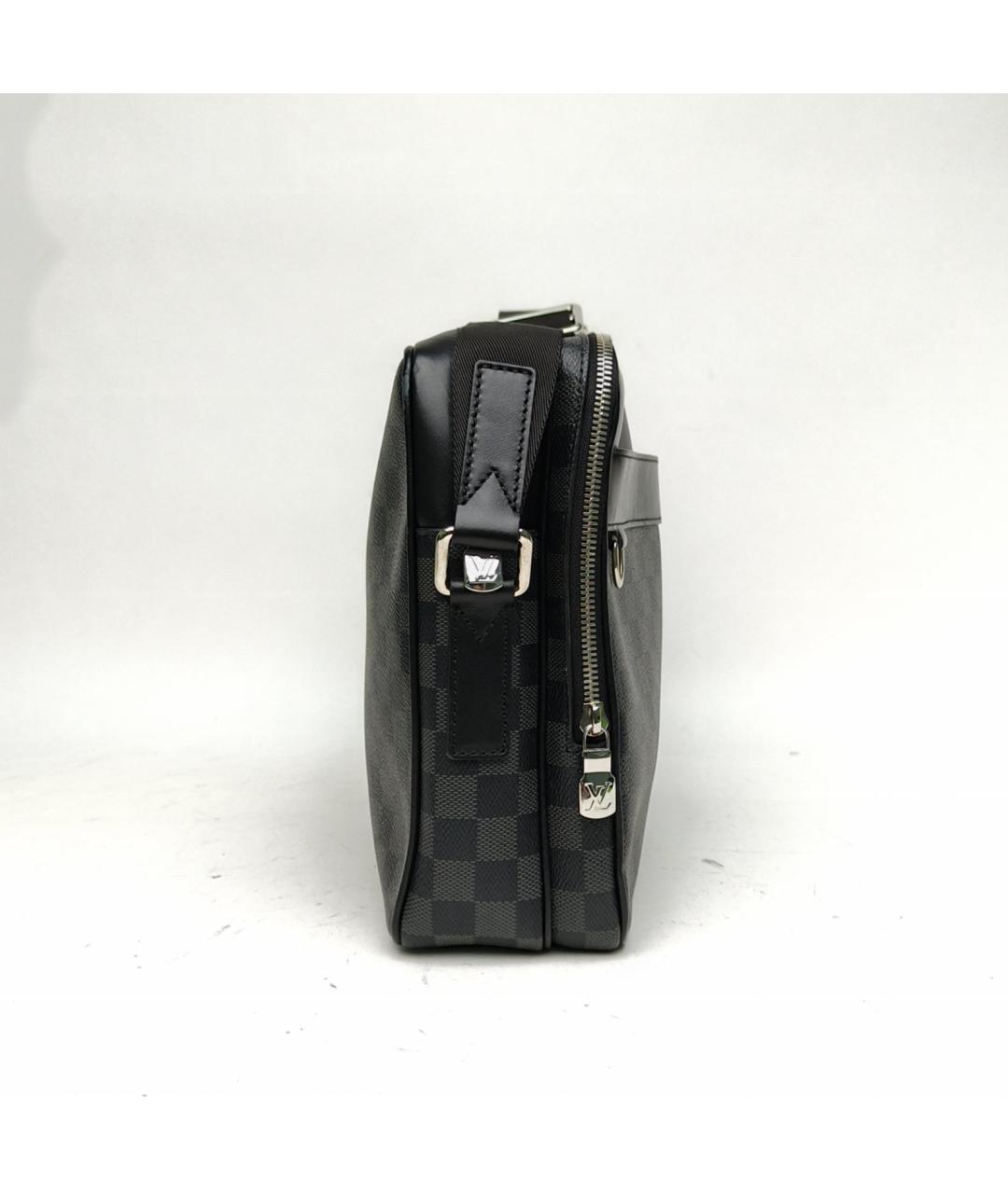 LOUIS VUITTON Черная сумка через плечо, фото 5