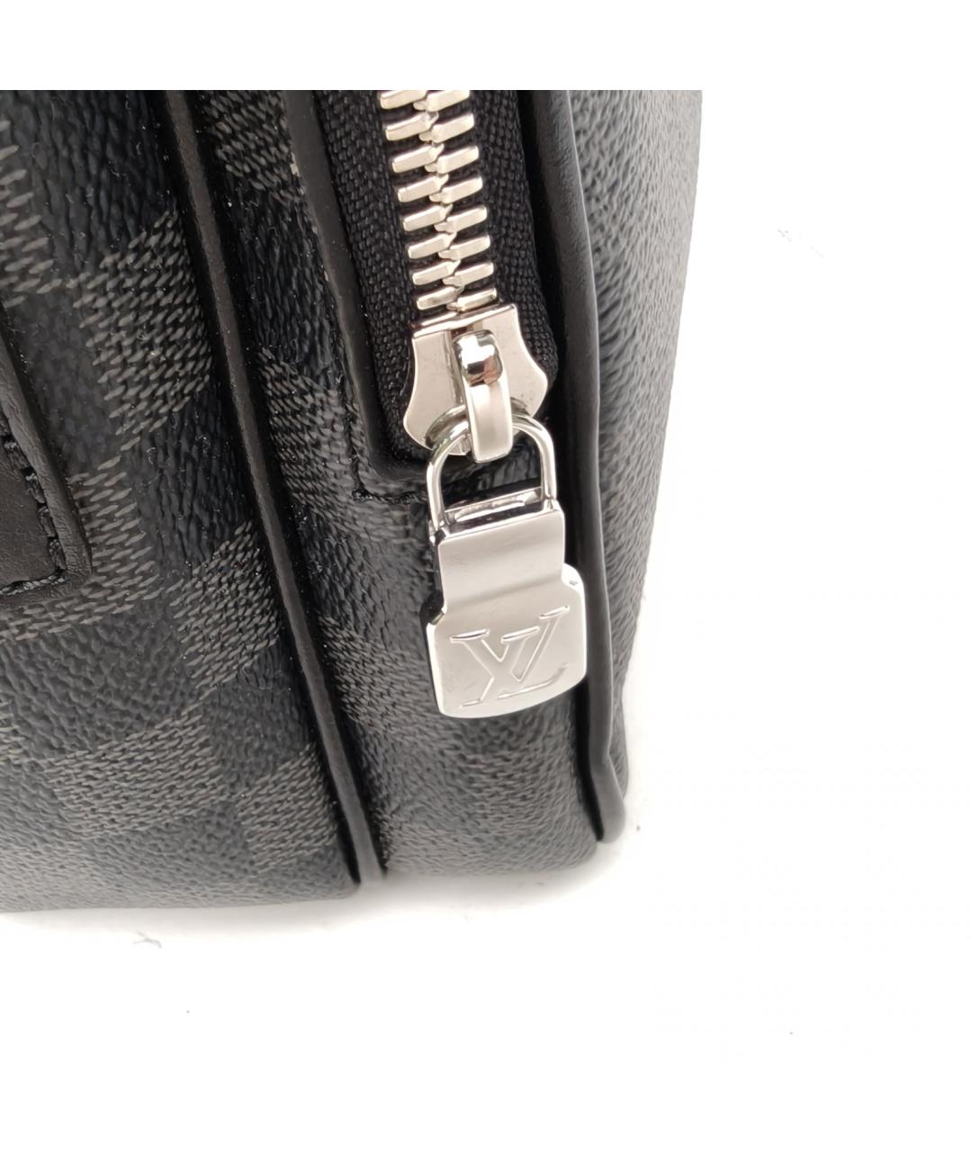 LOUIS VUITTON Черная сумка через плечо, фото 7