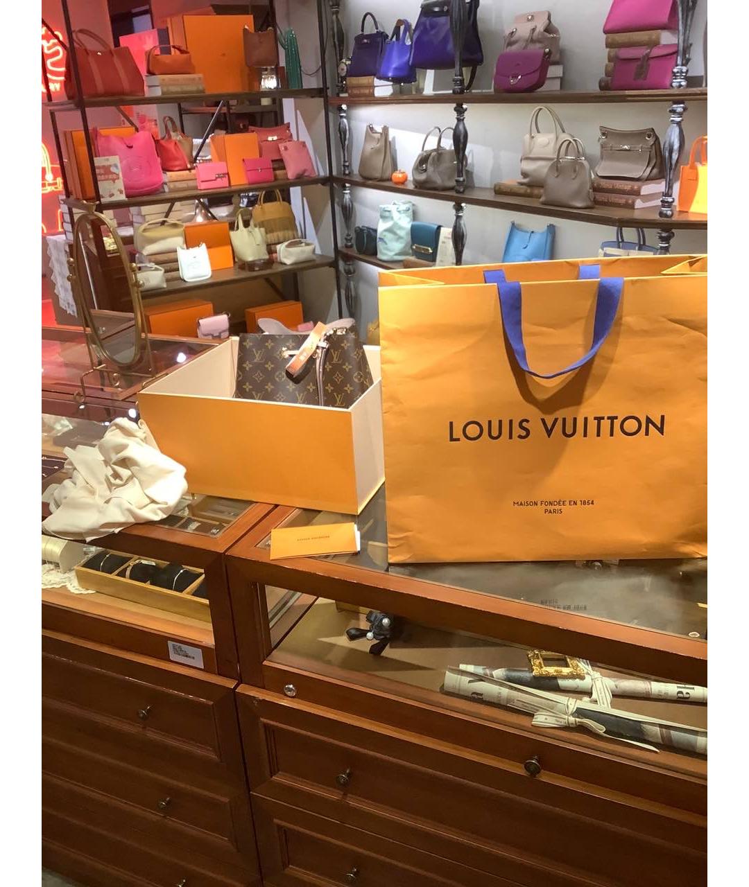 LOUIS VUITTON Коричневая сумка через плечо, фото 9