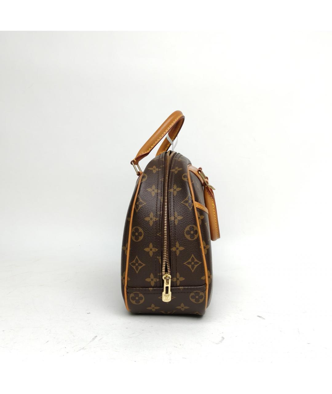 LOUIS VUITTON Коричневая сумка с короткими ручками, фото 5