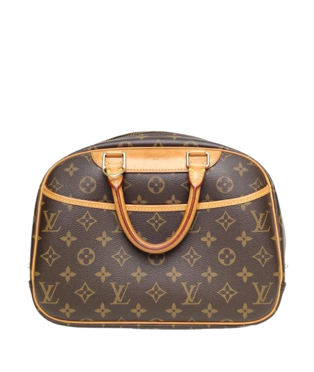 LOUIS VUITTON Коричневая сумка с короткими ручками, фото 1