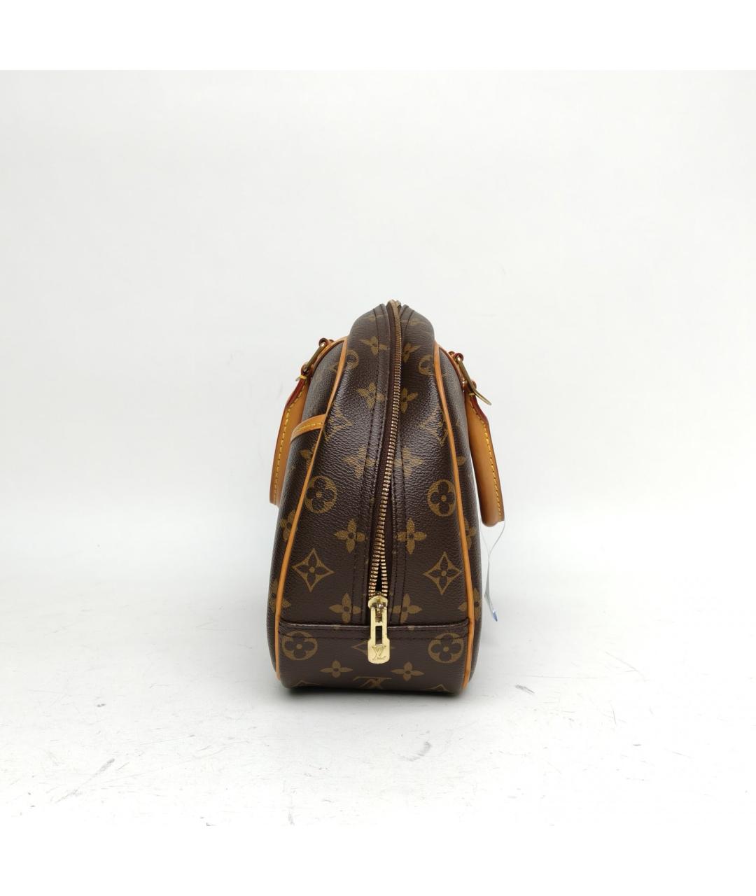 LOUIS VUITTON Коричневая сумка с короткими ручками, фото 3