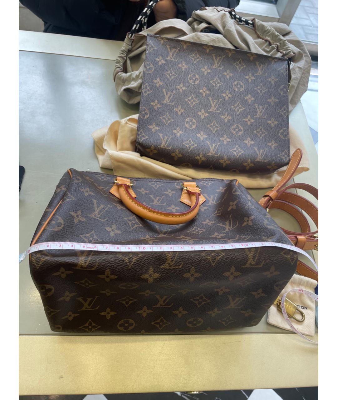 LOUIS VUITTON Коричневая сумка через плечо, фото 9