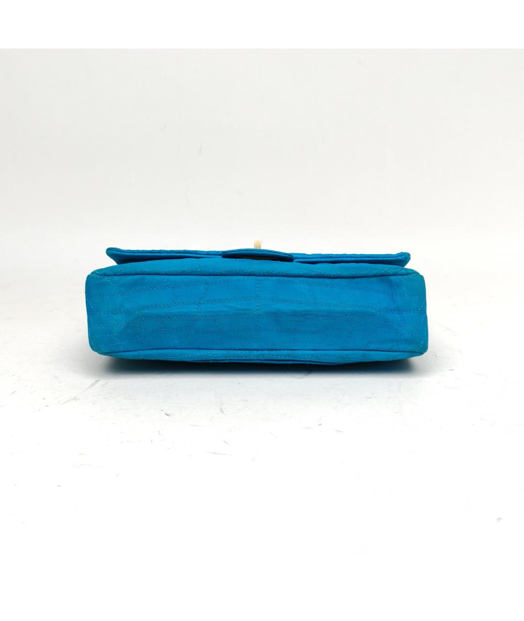 CHANEL Синяя кожаная сумка через плечо, фото 6