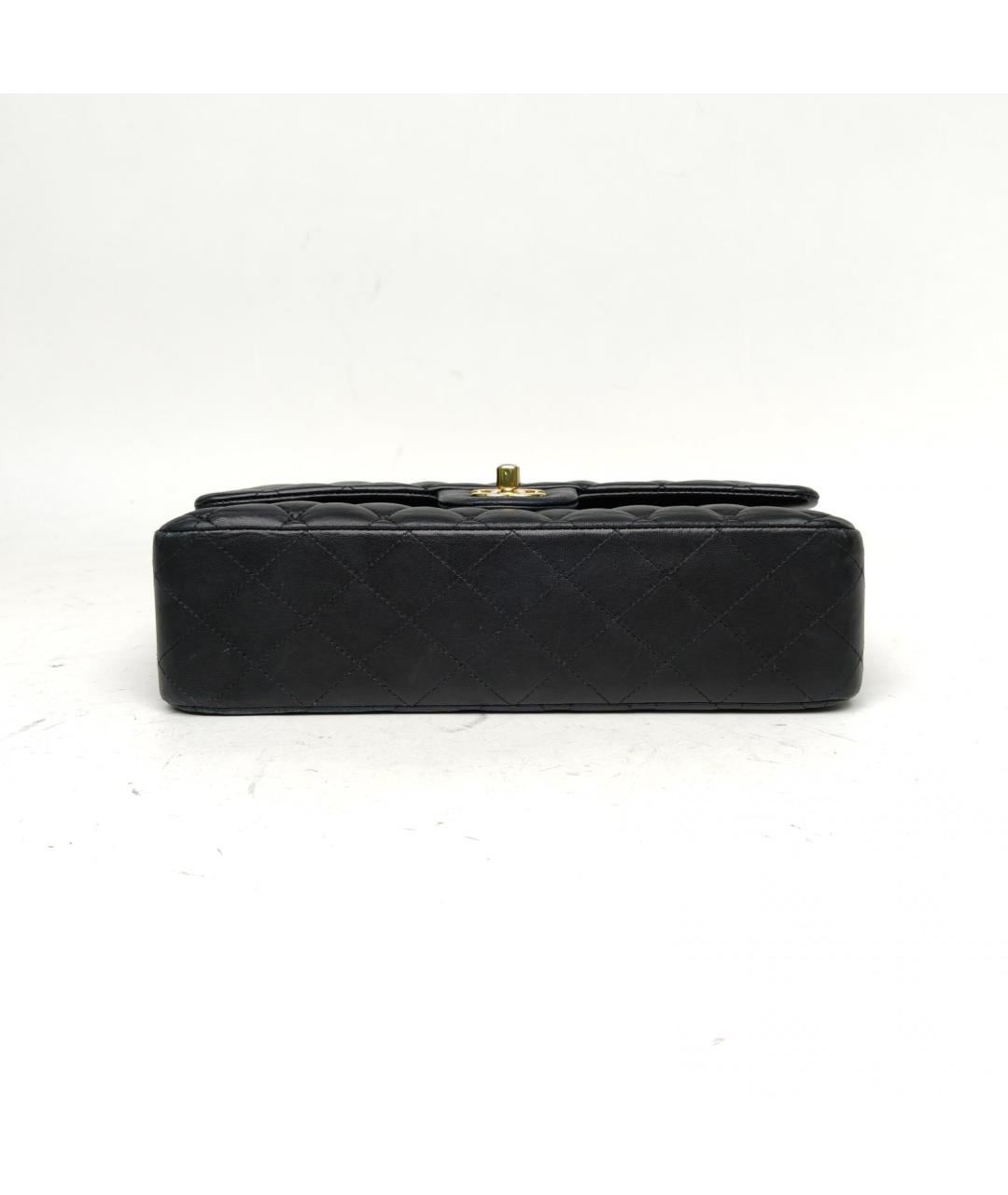CHANEL Черная кожаная сумка через плечо, фото 6