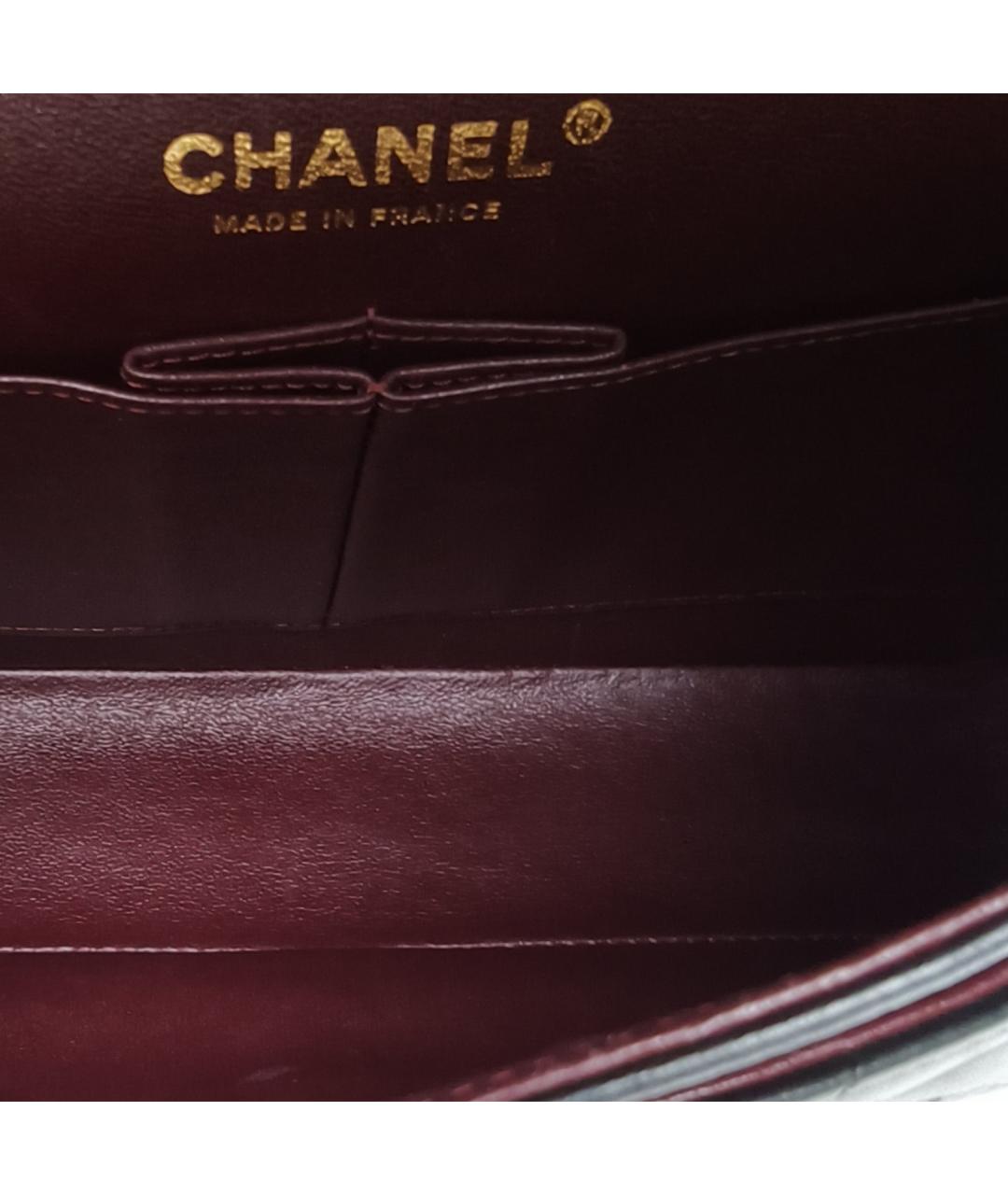 CHANEL Черная кожаная сумка через плечо, фото 7