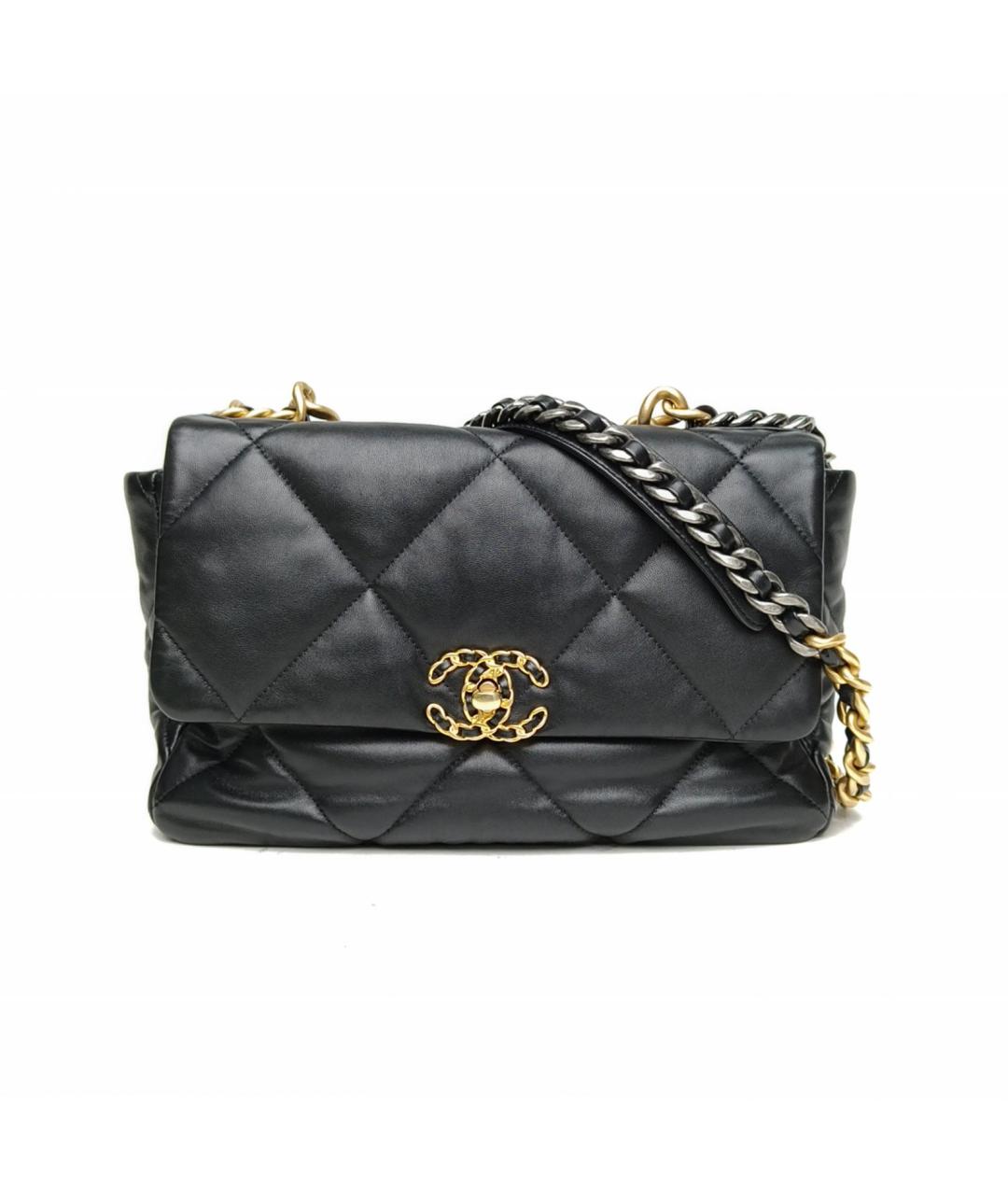 CHANEL Черная кожаная сумка через плечо, фото 2