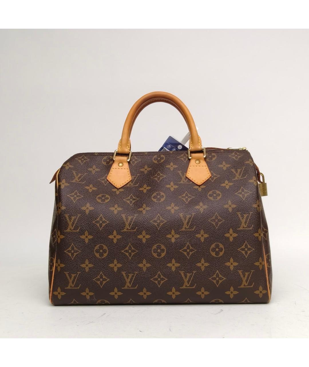 LOUIS VUITTON Коричневая сумка с короткими ручками, фото 2