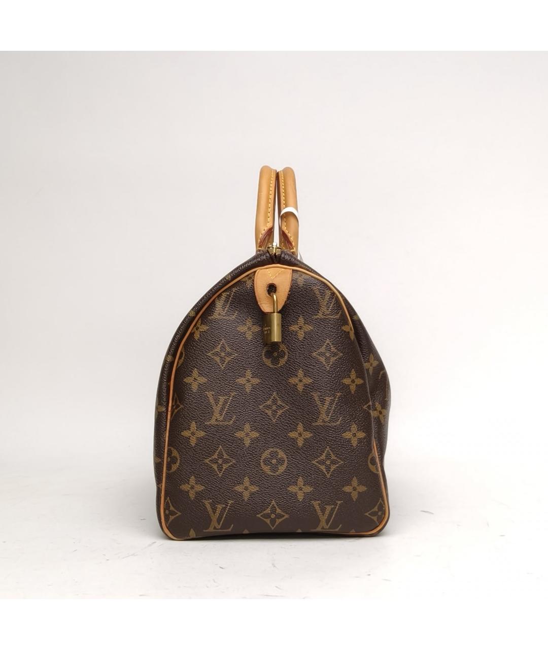 LOUIS VUITTON Коричневая сумка с короткими ручками, фото 3