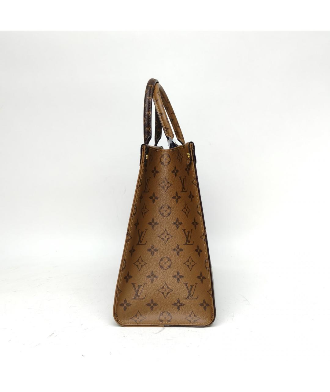 LOUIS VUITTON Коричневая сумка тоут, фото 5