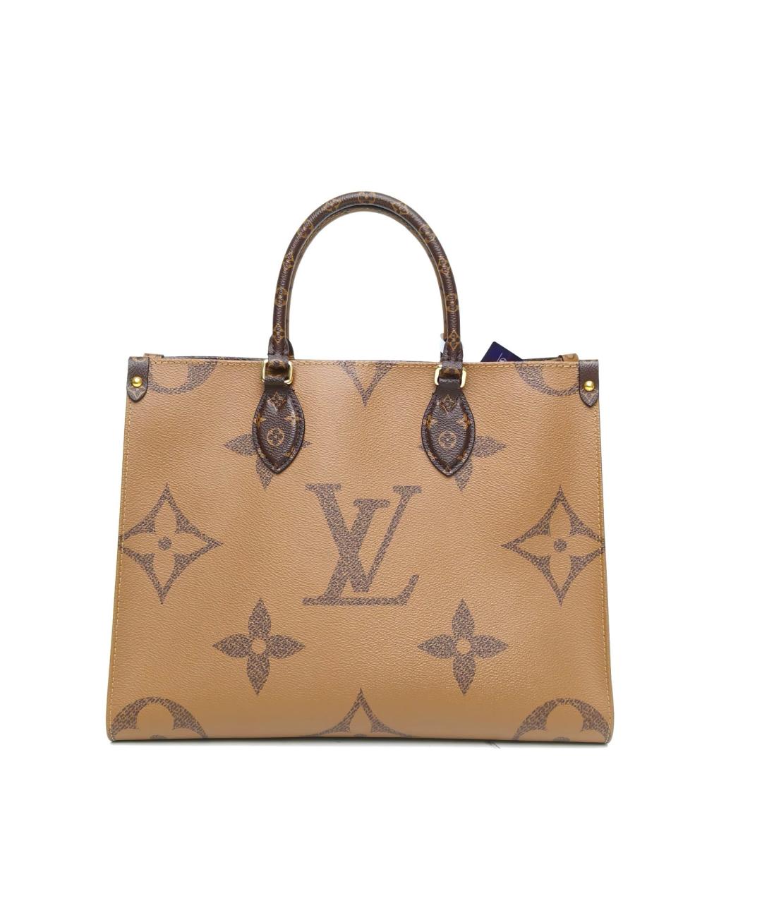 LOUIS VUITTON Коричневая сумка тоут, фото 4