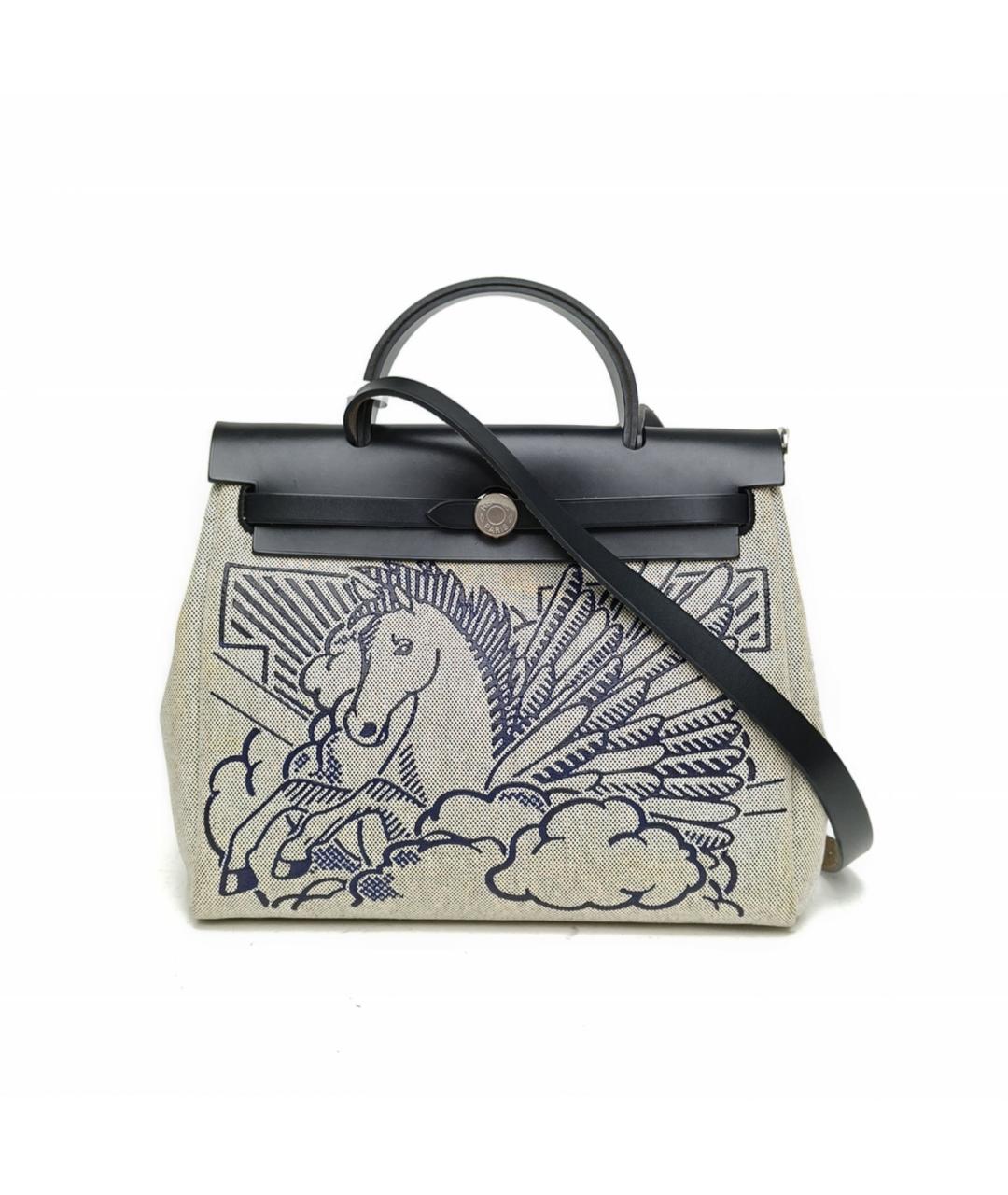 HERMES Мульти тканевая сумка с короткими ручками, фото 2