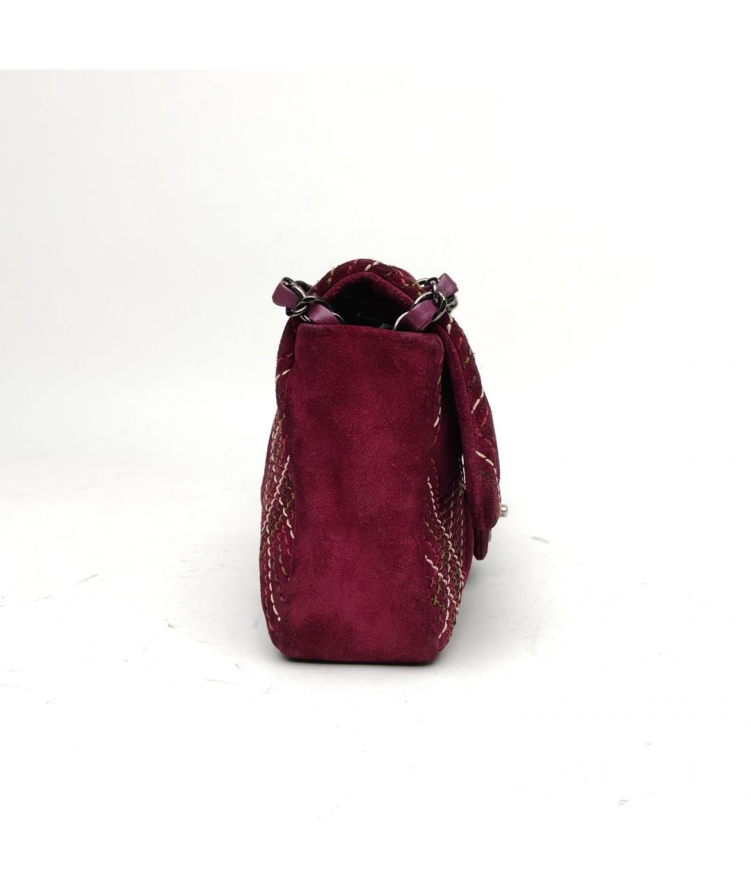 CHANEL Фиолетовая замшевая сумка через плечо, фото 5