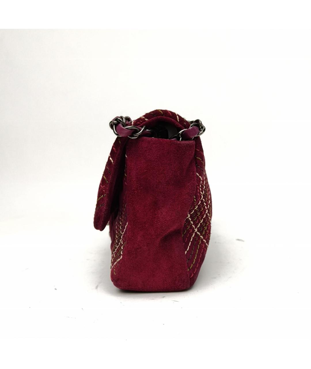 CHANEL Фиолетовая замшевая сумка через плечо, фото 3