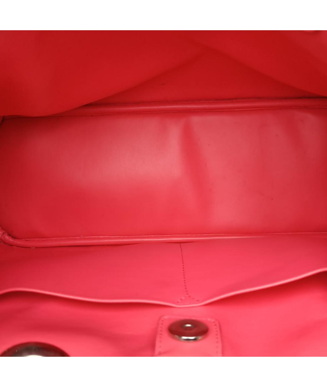 CHRISTIAN DIOR Синяя кожаная сумка с короткими ручками, фото 8