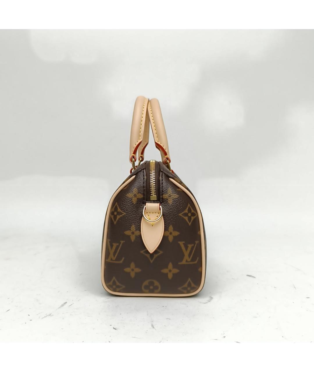 LOUIS VUITTON Коричневая сумка с короткими ручками, фото 3