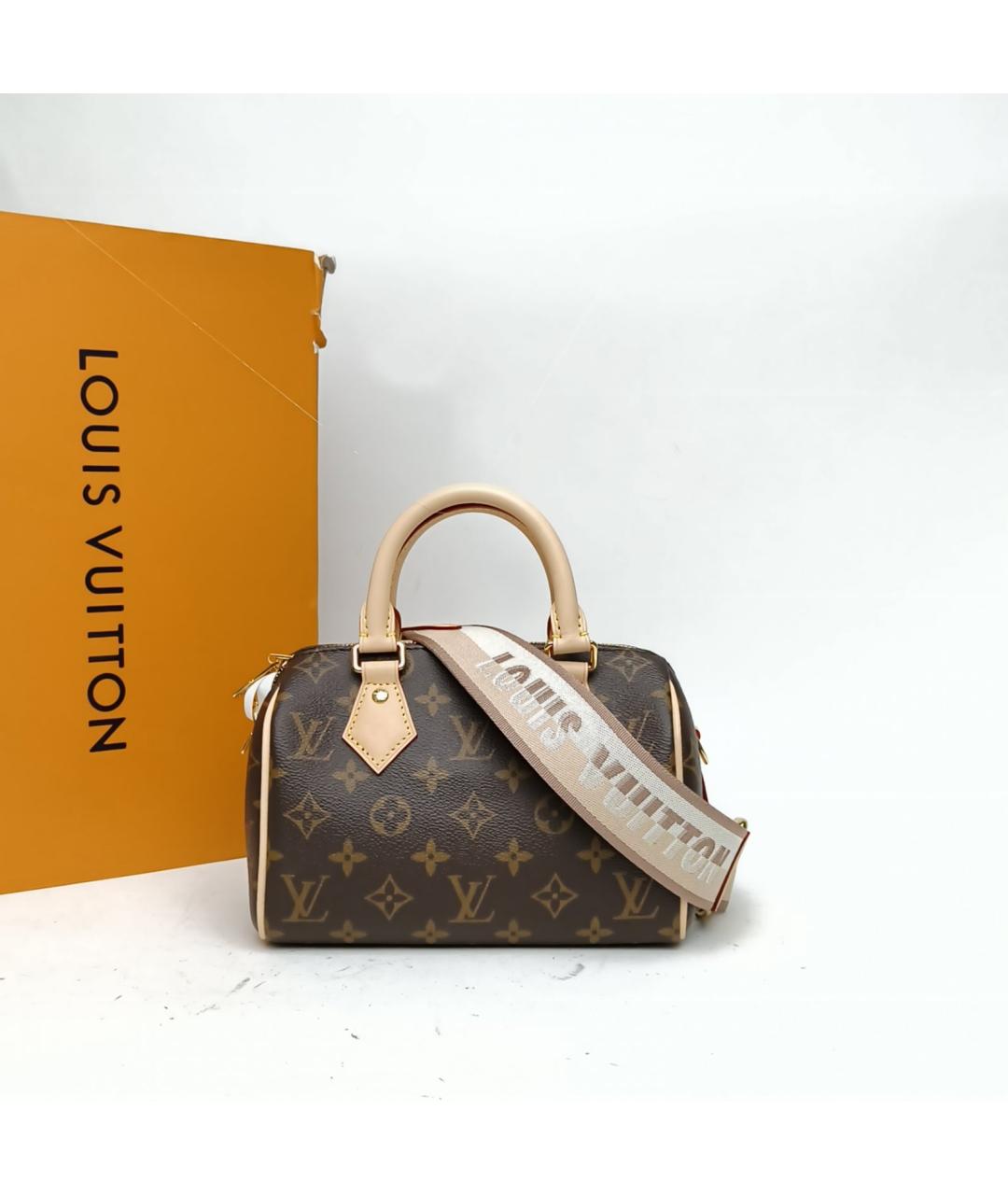 LOUIS VUITTON Коричневая сумка с короткими ручками, фото 8