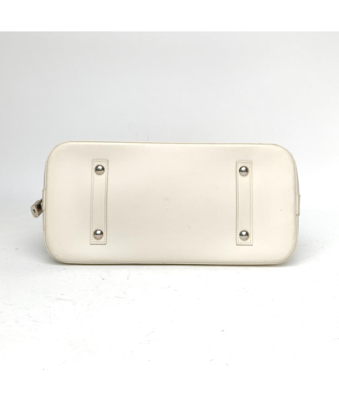 LOUIS VUITTON Белая сумка с короткими ручками, фото 6