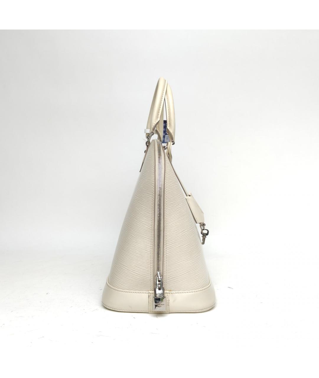 LOUIS VUITTON Белая сумка с короткими ручками, фото 5