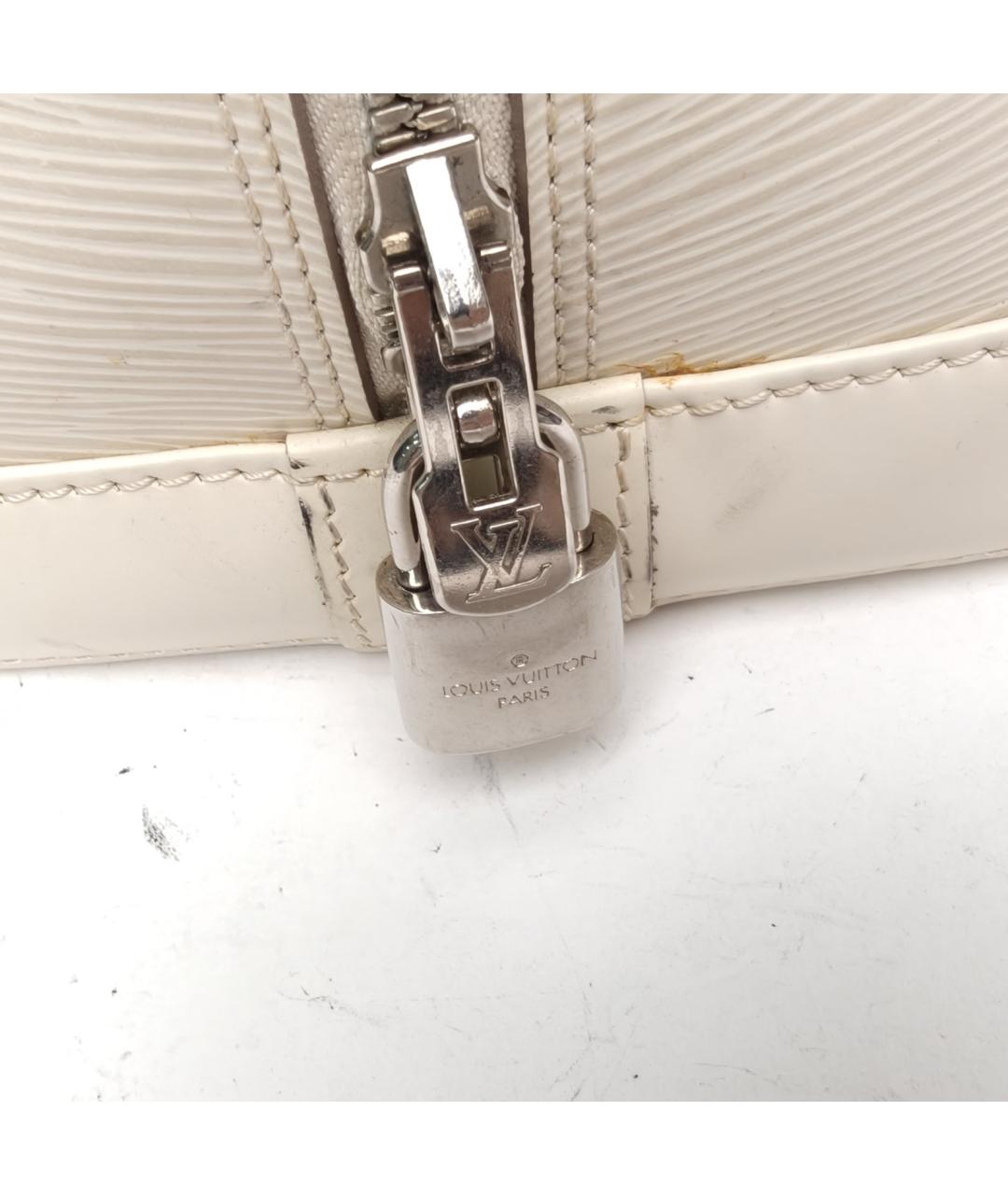 LOUIS VUITTON Белая сумка с короткими ручками, фото 7