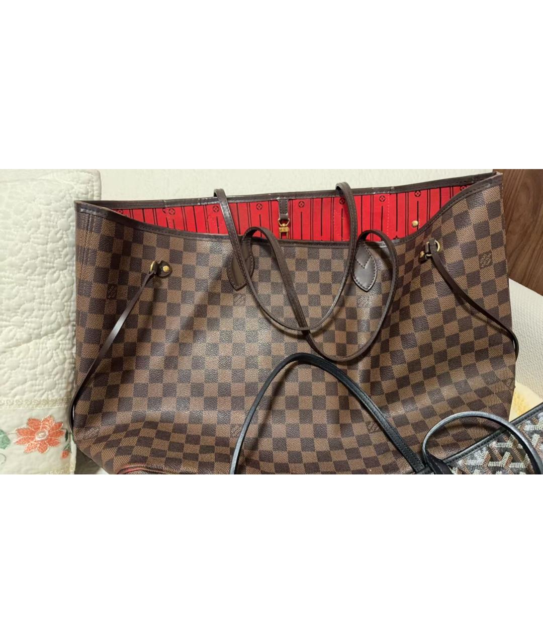 LOUIS VUITTON Коричневая сумка через плечо, фото 9