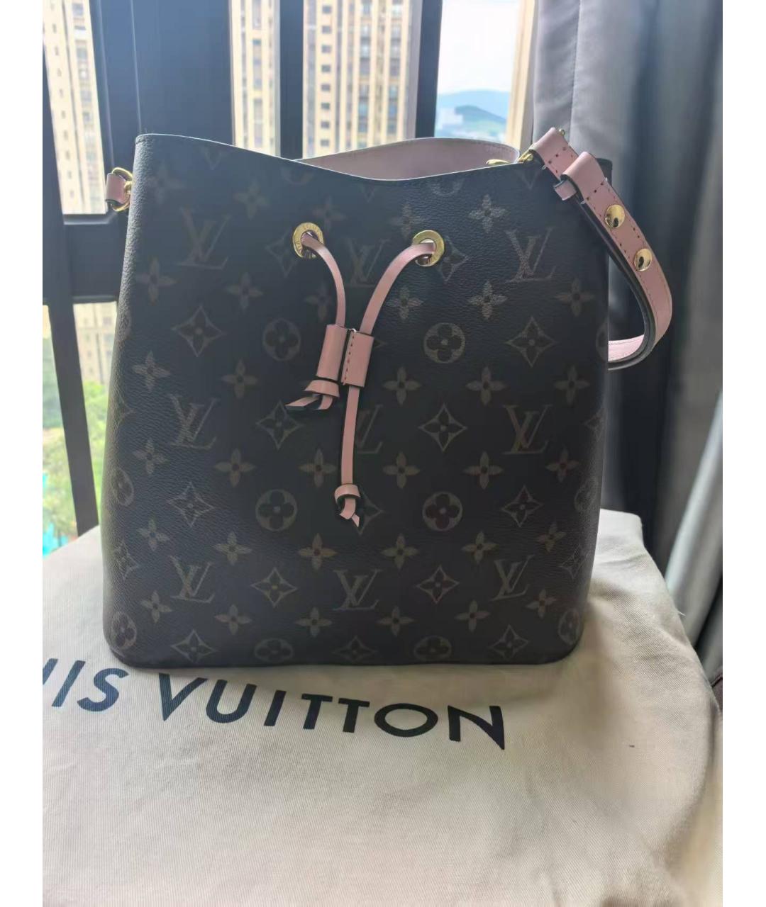 LOUIS VUITTON Коричневая сумка через плечо, фото 6