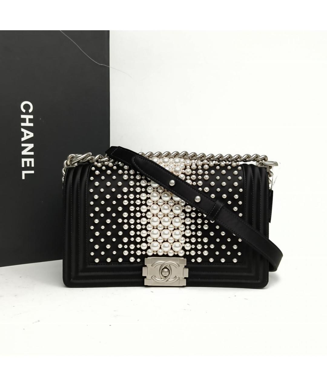 CHANEL Черная сумка через плечо, фото 9