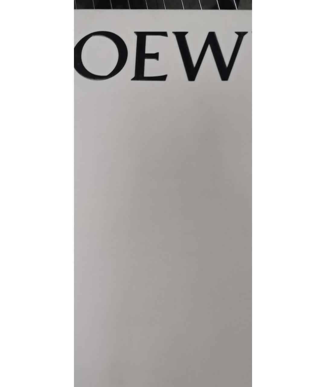 LOEWE Бордовая кожаная сумка через плечо, фото 9