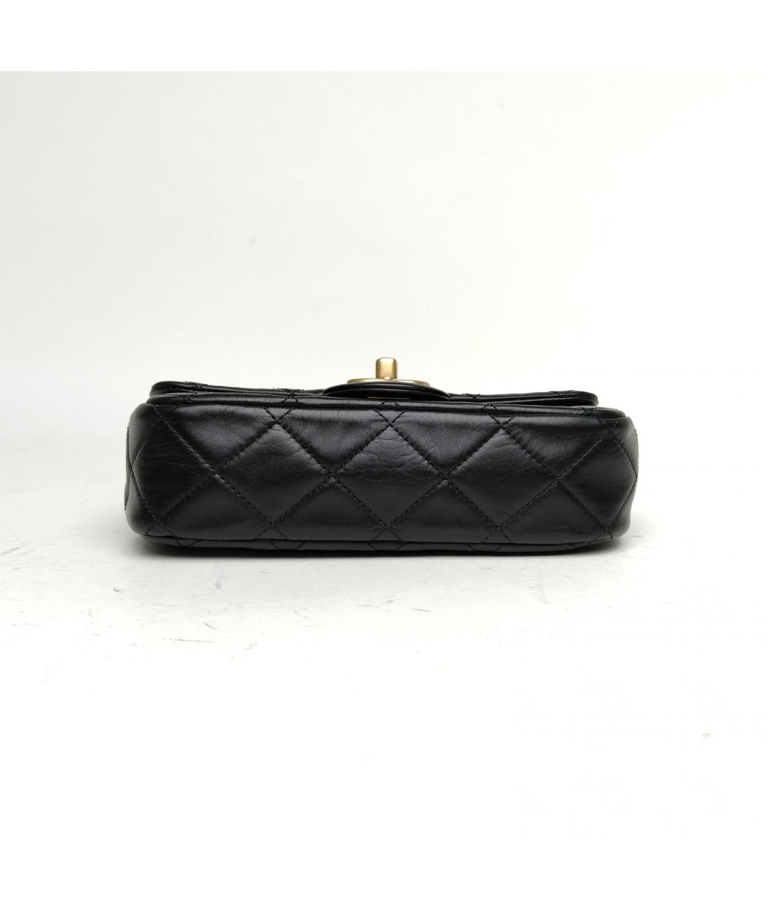 CHANEL Черная кожаная сумка через плечо, фото 6