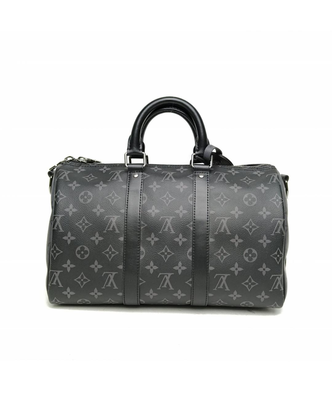 LOUIS VUITTON Черная сумка с короткими ручками, фото 4