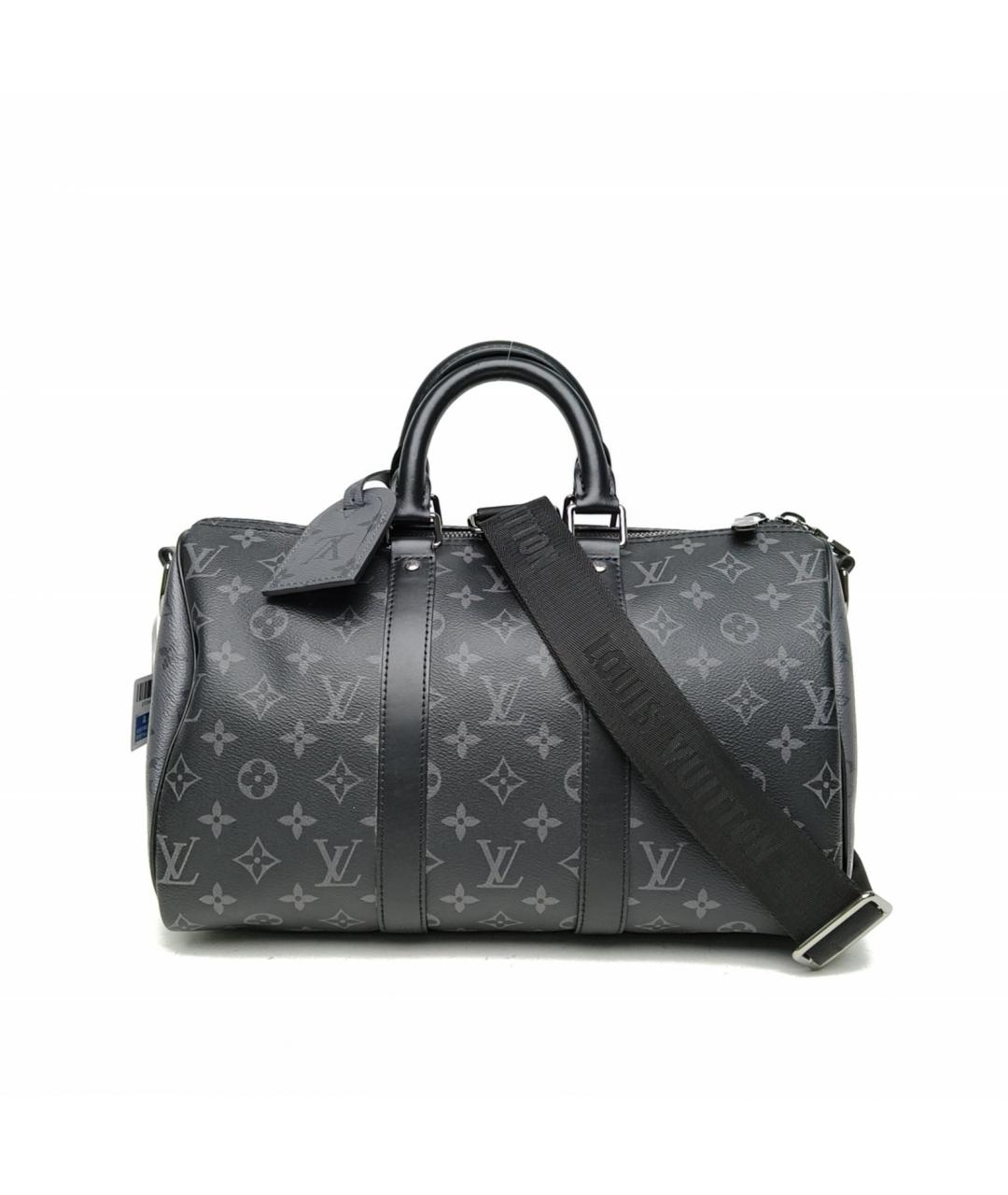 LOUIS VUITTON Черная сумка с короткими ручками, фото 2