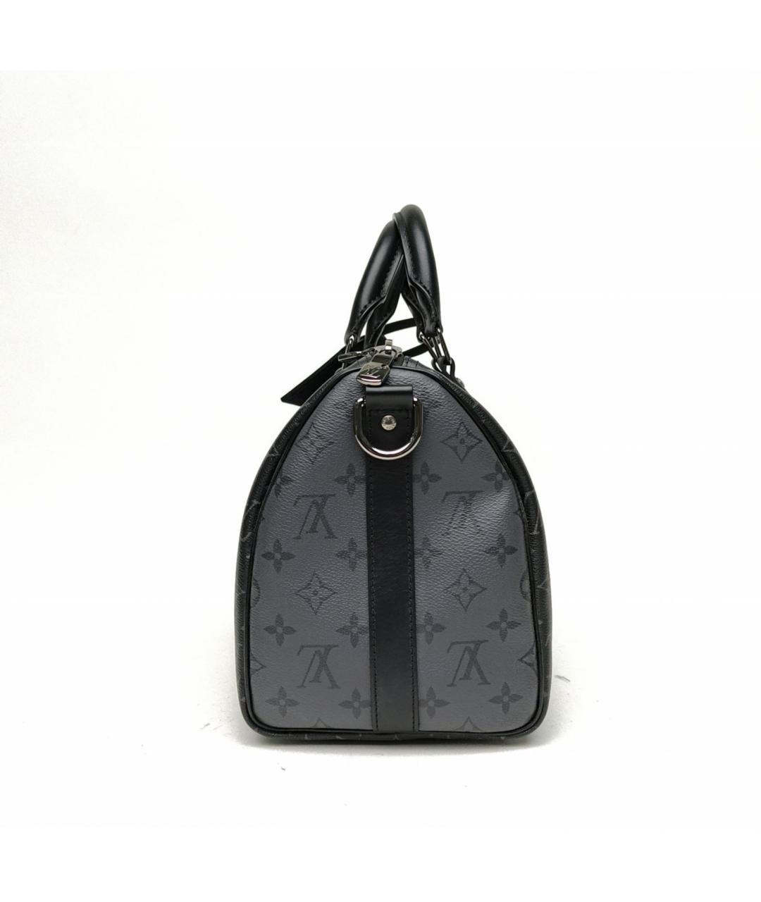 LOUIS VUITTON Черная сумка с короткими ручками, фото 3